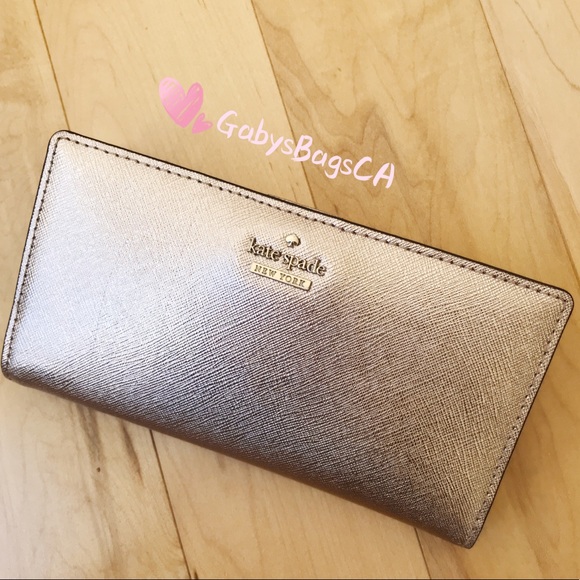 👛👜💕Kate Spade Bifold Wallet Rose Gold - Picture 4 of 6